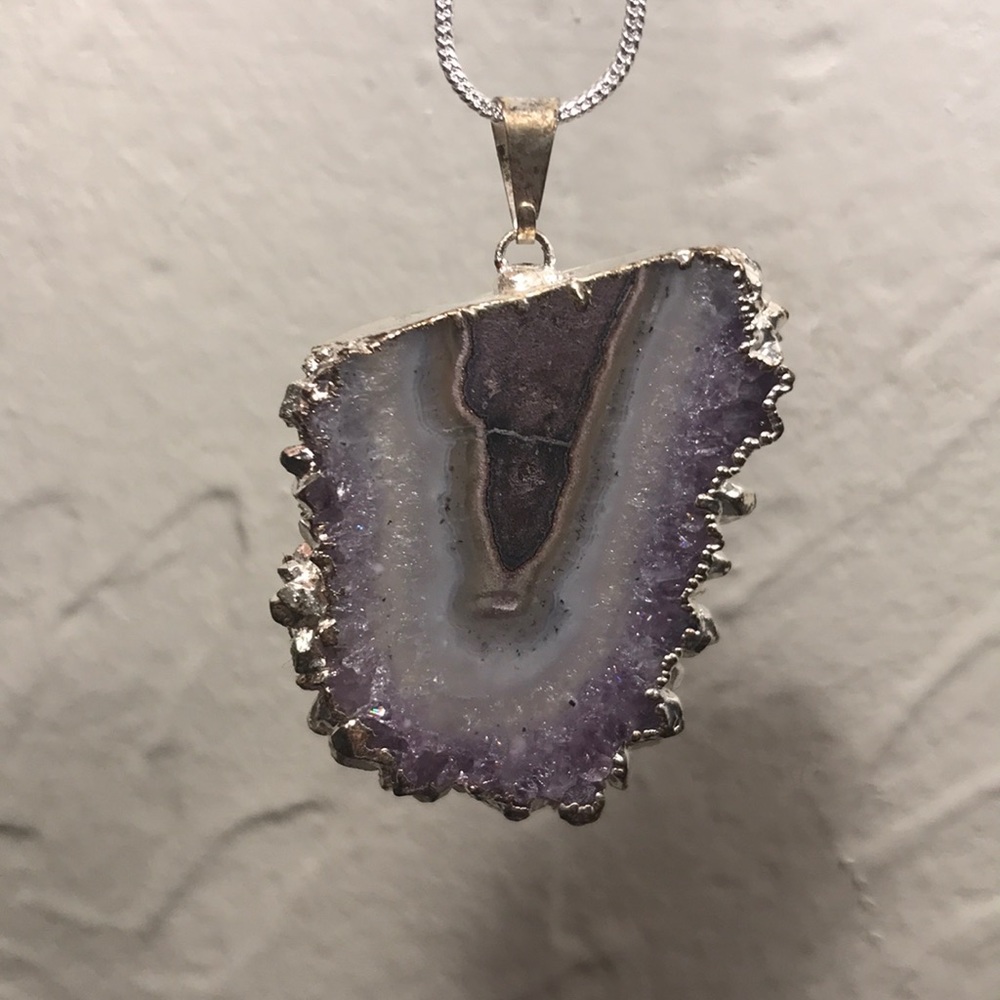 Find Your Third Eye—Sparkling Amethyst Pendant